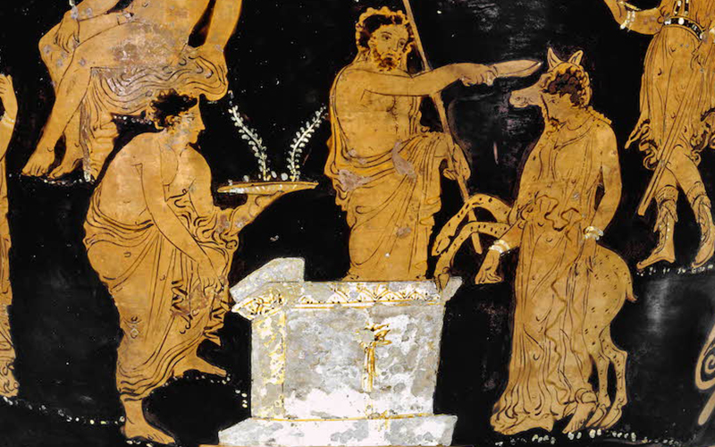 Iphigenia is Sacrificed to Goddess Artemis.