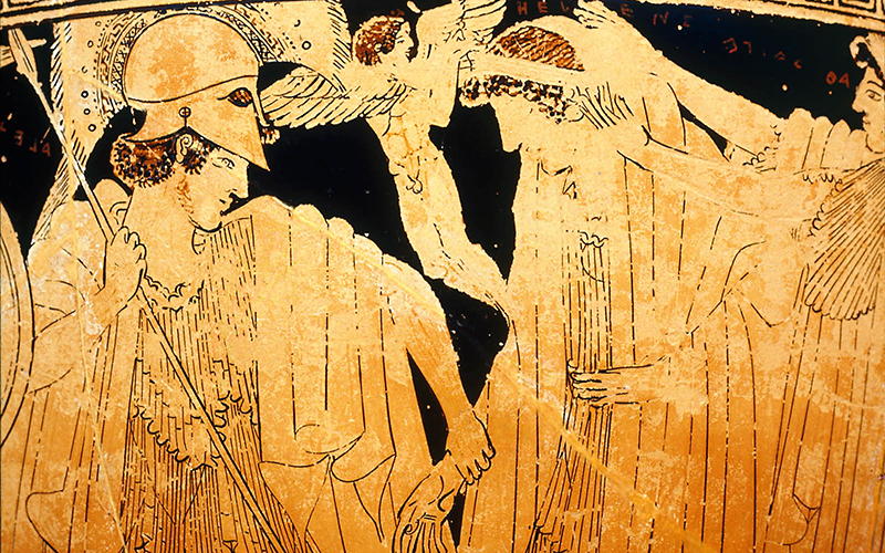 Helen of Sparta Fled to Troy with Paris.