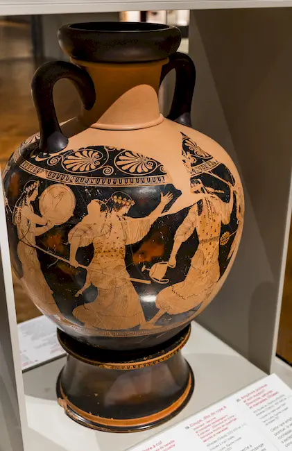 Achilles Painter - Arv 987 2 - Dionysos With Satyrs And Maenads - Paris Bnf Cabmed 357 - 