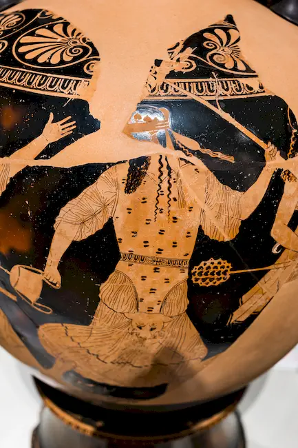 Achilles Painter - Arv 987 2 - Dionysos With Satyrs And Maenads - Paris Bnf Cabmed 357 - 