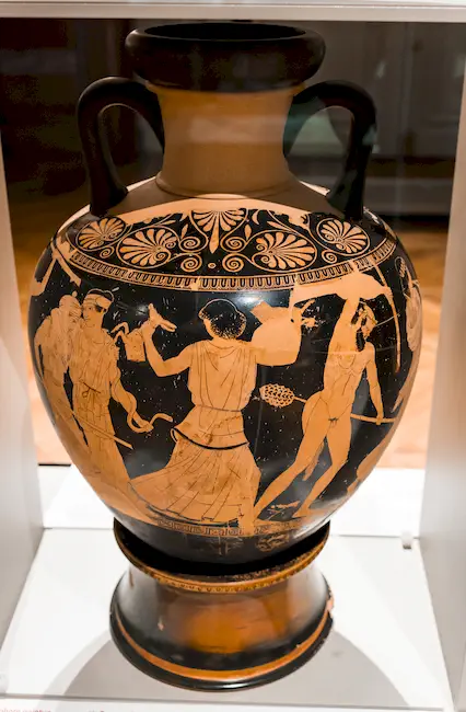 Achilles Painter - Arv 987 2 - Dionysos With Satyrs And Maenads - Paris Bnf Cabmed 357 - 