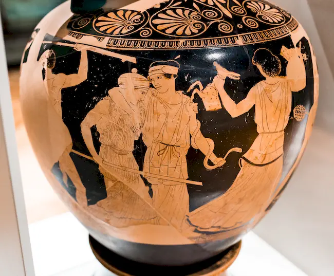 Achilles Painter - Arv 987 2 - Dionysos With Satyrs And Maenads - Paris Bnf Cabmed 357 - 
