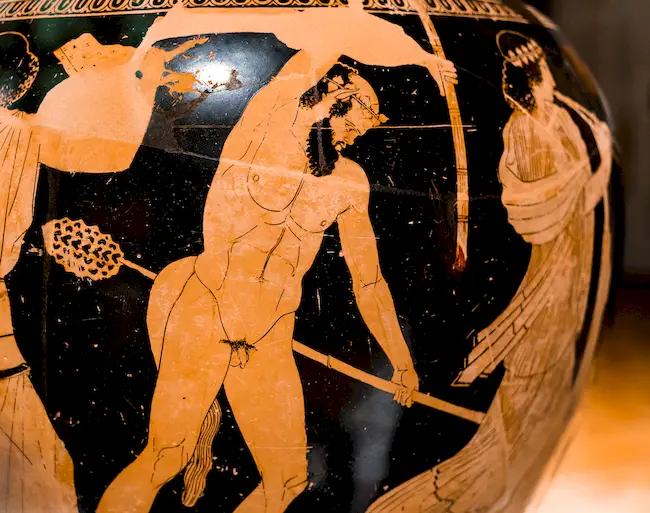 Achilles Painter - Arv 987 2 - Dionysos With Satyrs And Maenads - Paris Bnf Cabmed 357 - 