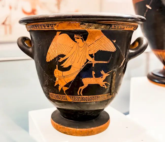 Achilles Painter - Arv 991 63 - Nike With Deer - Woman - Roma Mnevg 25007 - 