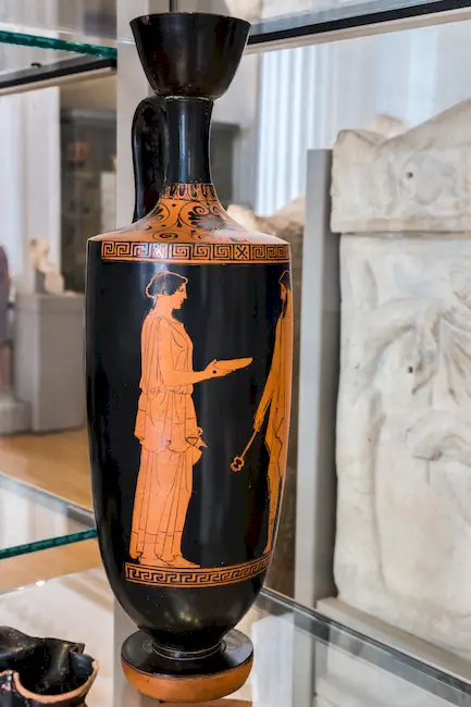 Achilles Painter Arv 993 81 Female Figure And Hermes 