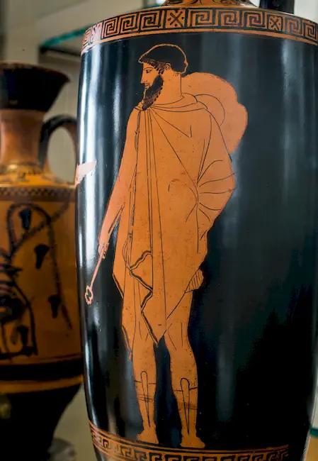 Achilles Painter Arv 993 81 Female Figure And Hermes 