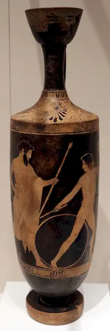 Maniera Del Pittore Di Achille, Lekythos Con Zeus E Ganimede, Attica 460-420 Ac 