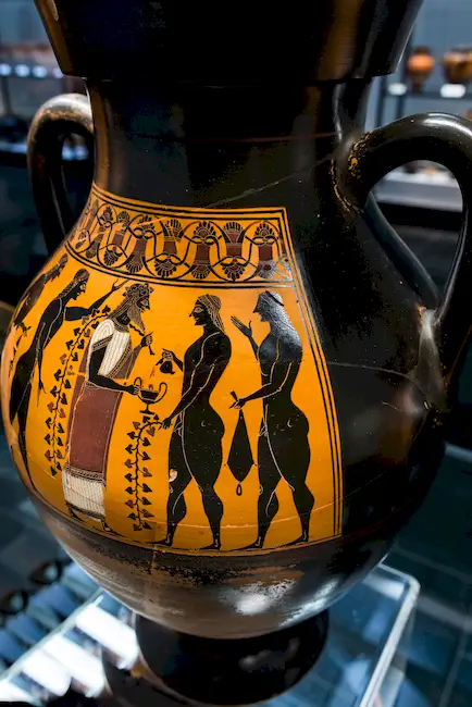Amasis Painter - Abv 151 Extra - Menelaos Recovering Helena - Dionysos With Youths - München As 1383 - 