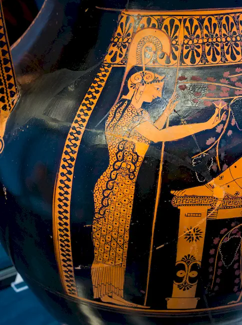Andokides Painter Arv 4 9 Herakles Reclining With Athena 