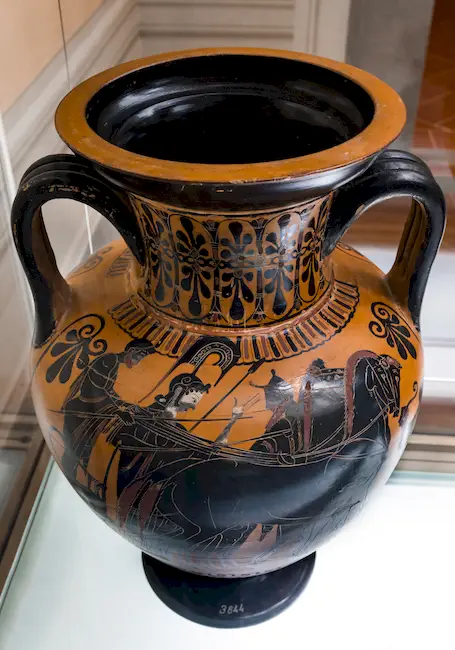 Manner Of The Antimenes Painter - Abv 278 35 - Man In Chariot And Gods - Dionysos Wit Satyrs And Maenad - Firenze Man 3844 - 