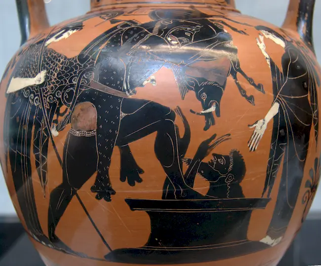 Herakles Eurystheus Boar Staatliche Antikensammlungen 