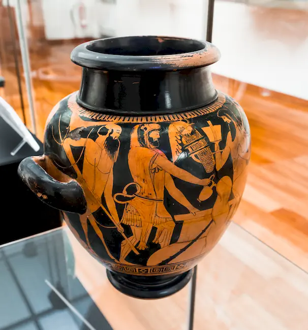Argos Painter - Arv 288 2 - Herakles Visiting Pholos - Roma Mnevg 868 - 