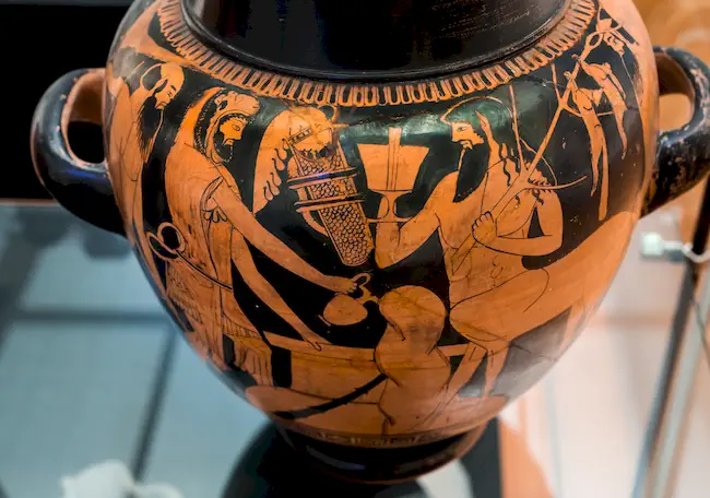 Argos Painter - Arv 288 2 - Herakles Visiting Pholos - Roma Mnevg 868 - 