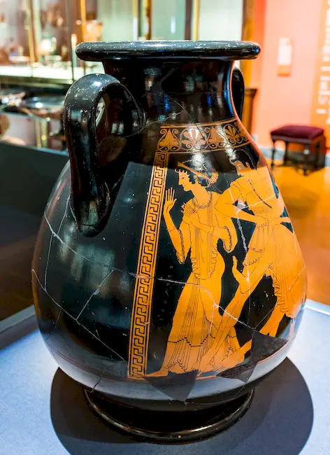 Berlin Painter - Arv 204 109 - Orestes Killing Aigisthos - Talthybios Holding Back Klytaimnestra - Wien Khm As Iv 3725 - 