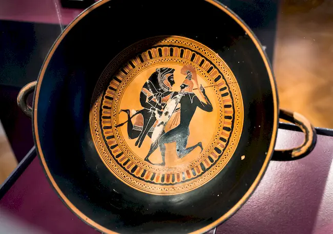 Related To The C Painter - Abv 60 6 - Herakles And Kyknos - Centaurs - Animal Frieze - Cattle And Hoplites - Riders - Basel Asusl Bs 428 - 