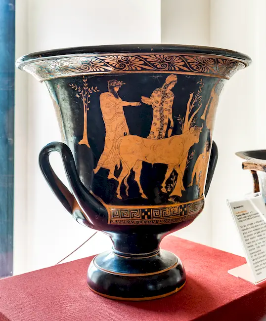 Manner Of The Dinos Painter Arv Extra - Theseus And The Bull - Leda And The Egg 