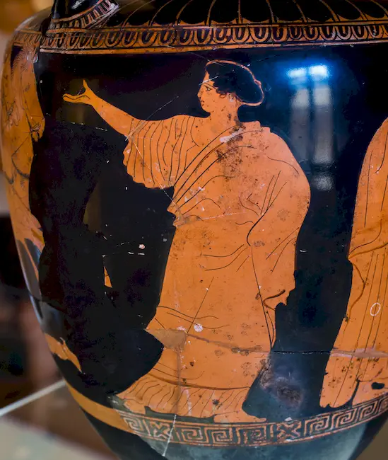 Manner Of The Dinos Painter Arv 1157 25 Pelops Abducting Hippodameia - Women Fleeing To Man 