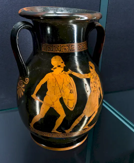 Dwarf Painter - Arv 1011 14 - Amazonomachy - Draped Youth - Wien Khm As Iv 731 - 