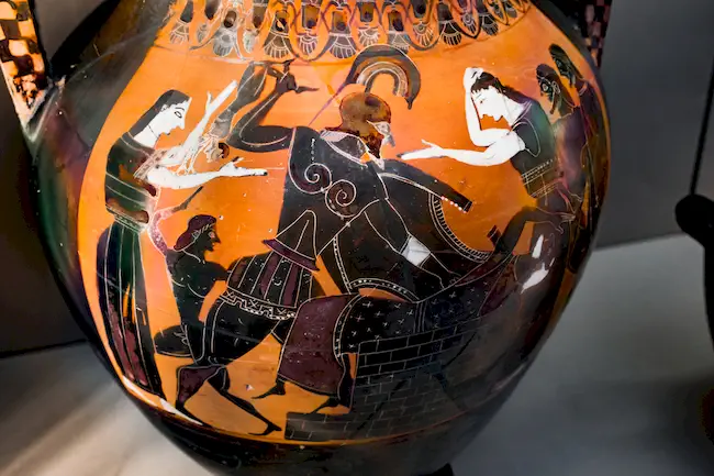 Group E - Abv 136 55 - Neoptolemos Killing Priamos And Astyanax - Theseus And The Minotaur - London Bm 1842-0314-3 - 