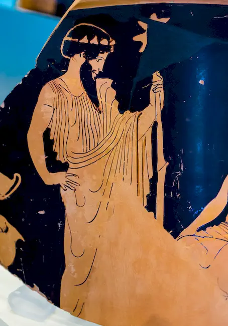 Group Of Polygnotos Arv 1057 97 Dionysos Coming To Ariadne On Naxos 