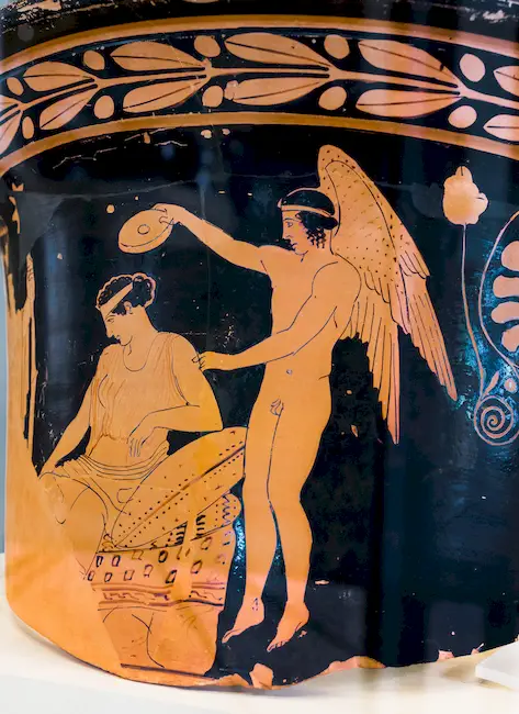 Group Of Polygnotos Arv 1057 97 Dionysos Coming To Ariadne On Naxos 