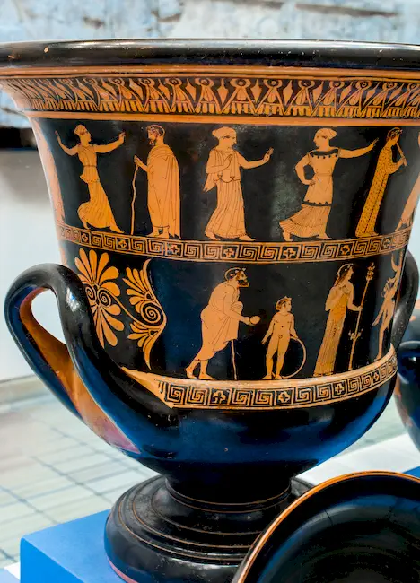 Niobid Painter Arv 601 23 Creation Of Pandora - Chorus Of Women - Pans - Satyrs And Maenad 