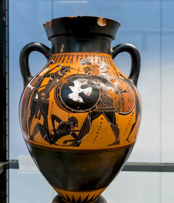 Painter Of Munich 1379 - Abv 303 1 - Herakles And Geryoneus - Herakles And Kyknos - München As 1379 - 