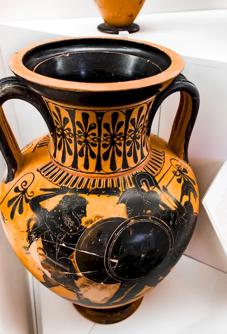 Near The Painter Of Munich 1519 - Abv 394 1 - Herakles And Geryoneus - Herakles With Athena And Hermes - Roma Mnevg 50387 - 