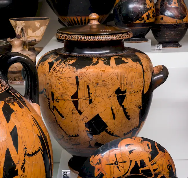 Painter Of The Birth Of Athena - Arv 495 6 - Zeus Pursuing Woman - Roma Mnevg 20844 And 20845 - 