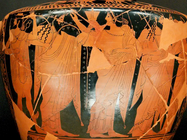 Dionysos Ariadne Gods Louvre 
