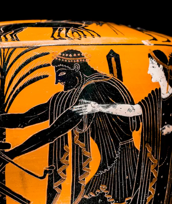 Rycroft Painter - Abv 337 Extra - Warriors Departing - Herakles And Apollon Struggling For The Tripod - Stuttgart Lmw As 84-1 - 