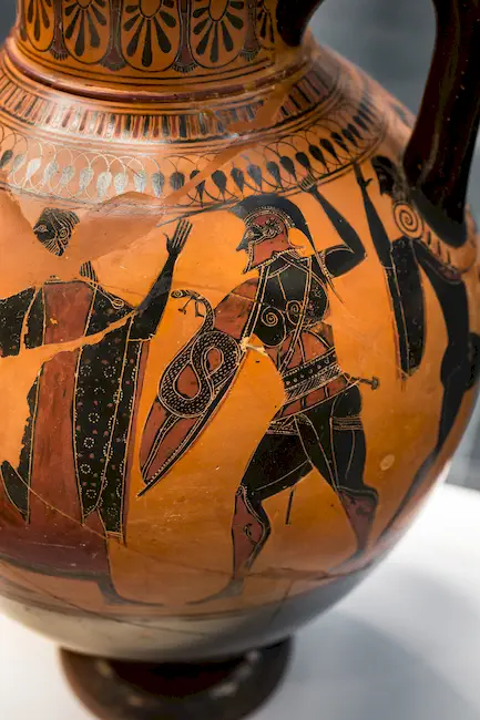 Affecter - Abv 240 19 - Man Separating Duelling Hoplites - München As 1440 - 