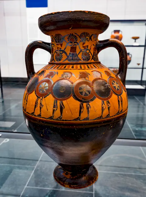 Timiades Painter - Abv 95 4 - Achilles Waylaying Polyxena And Troilos - Eight Hoplites - München As 1436 - 